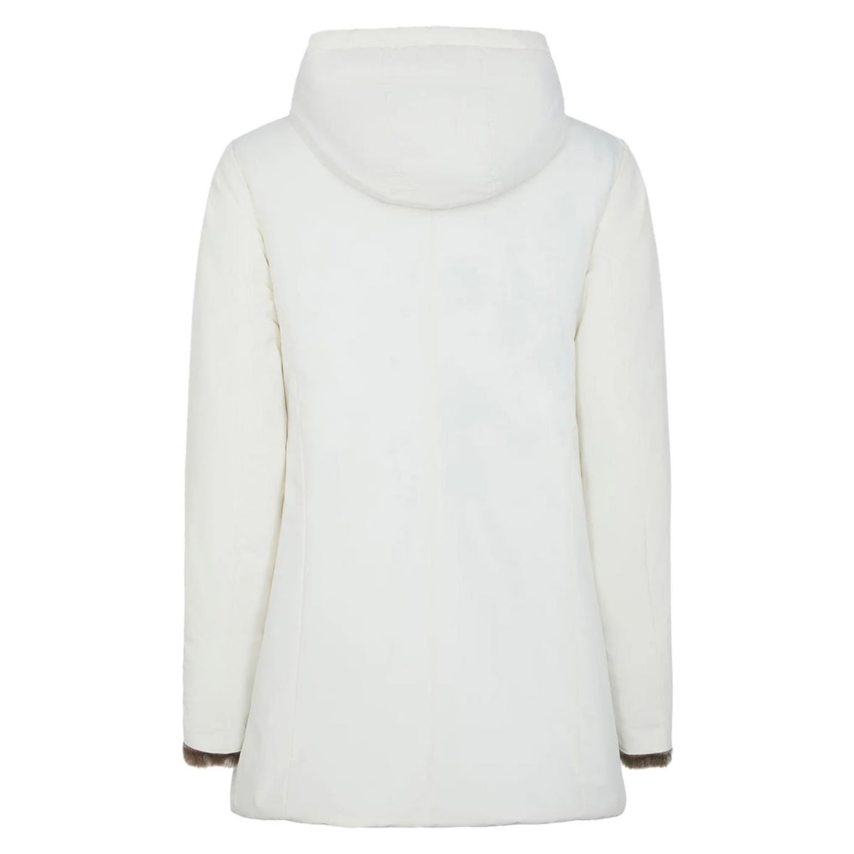 SUNS MARMOLADA FUR WOMAN JKT - Bianco - vista 2