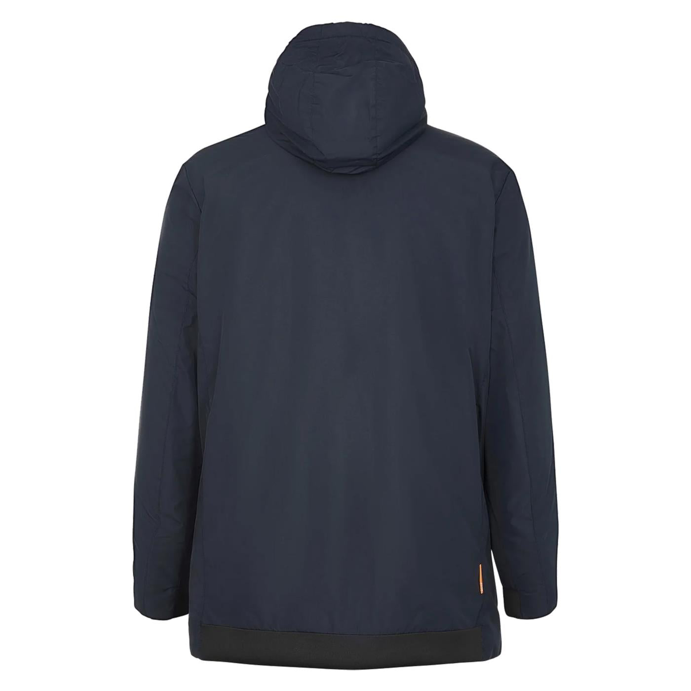 SUNS AURELIO LONG VELOUR JKT - Blu - vista 2