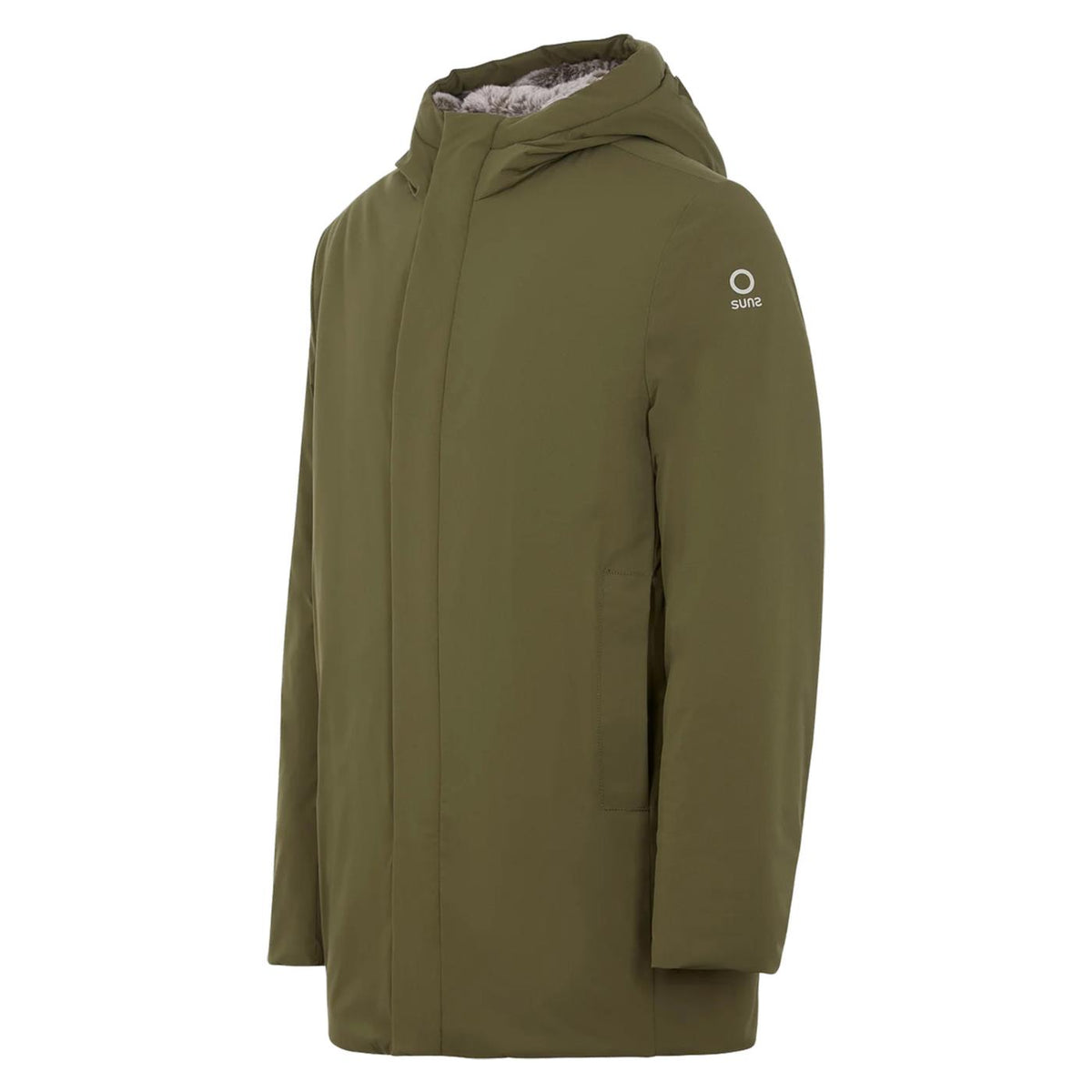 SUNS GRANSASSO FUR JACKET - Verde - vista 3