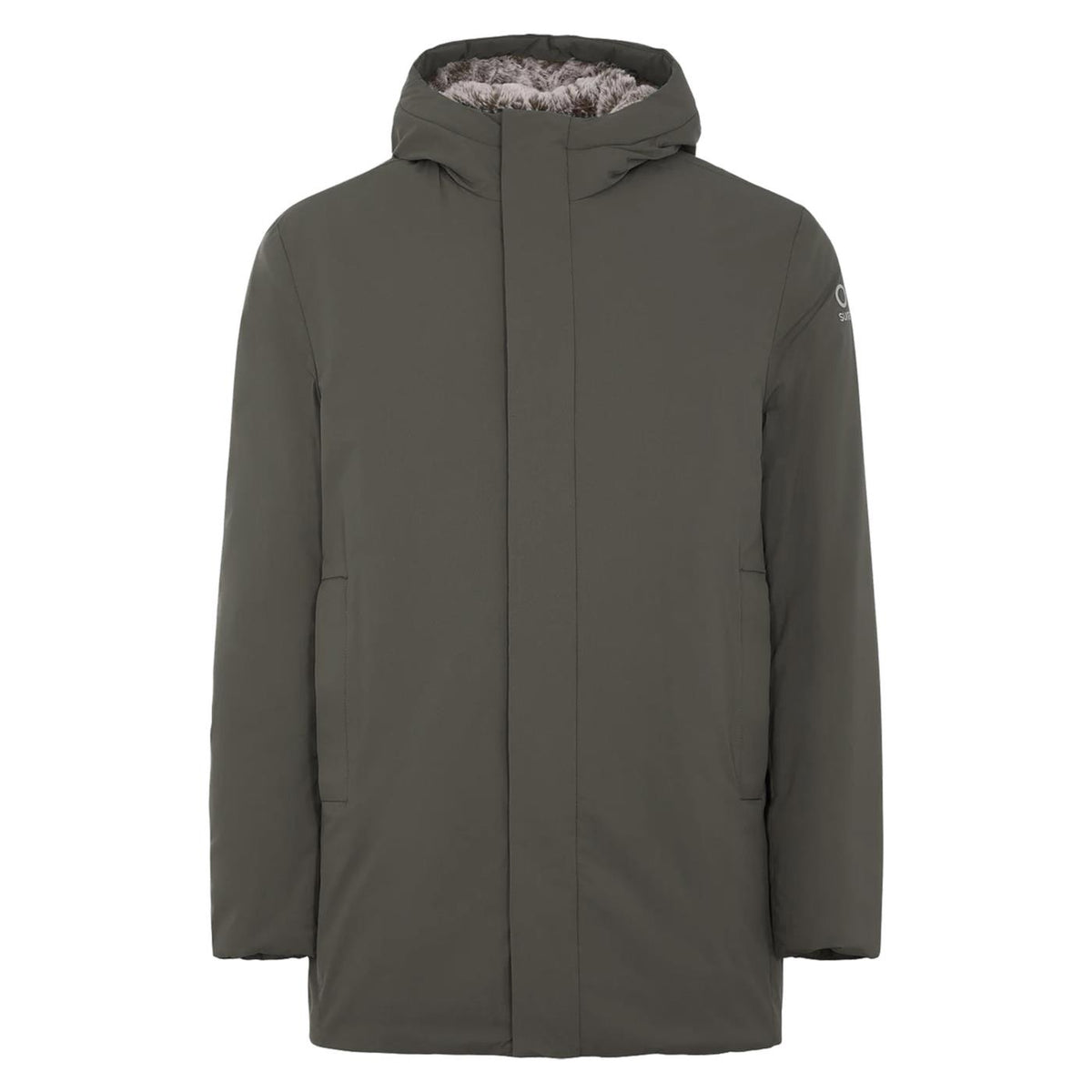 SUNS GRANSASSO FUR JACKET - Grigio scuro - immagine principale
