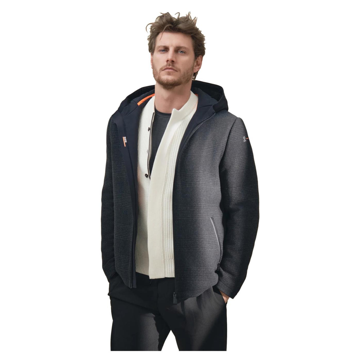 SUNS PEERTH JACKET - Nero - vista 2