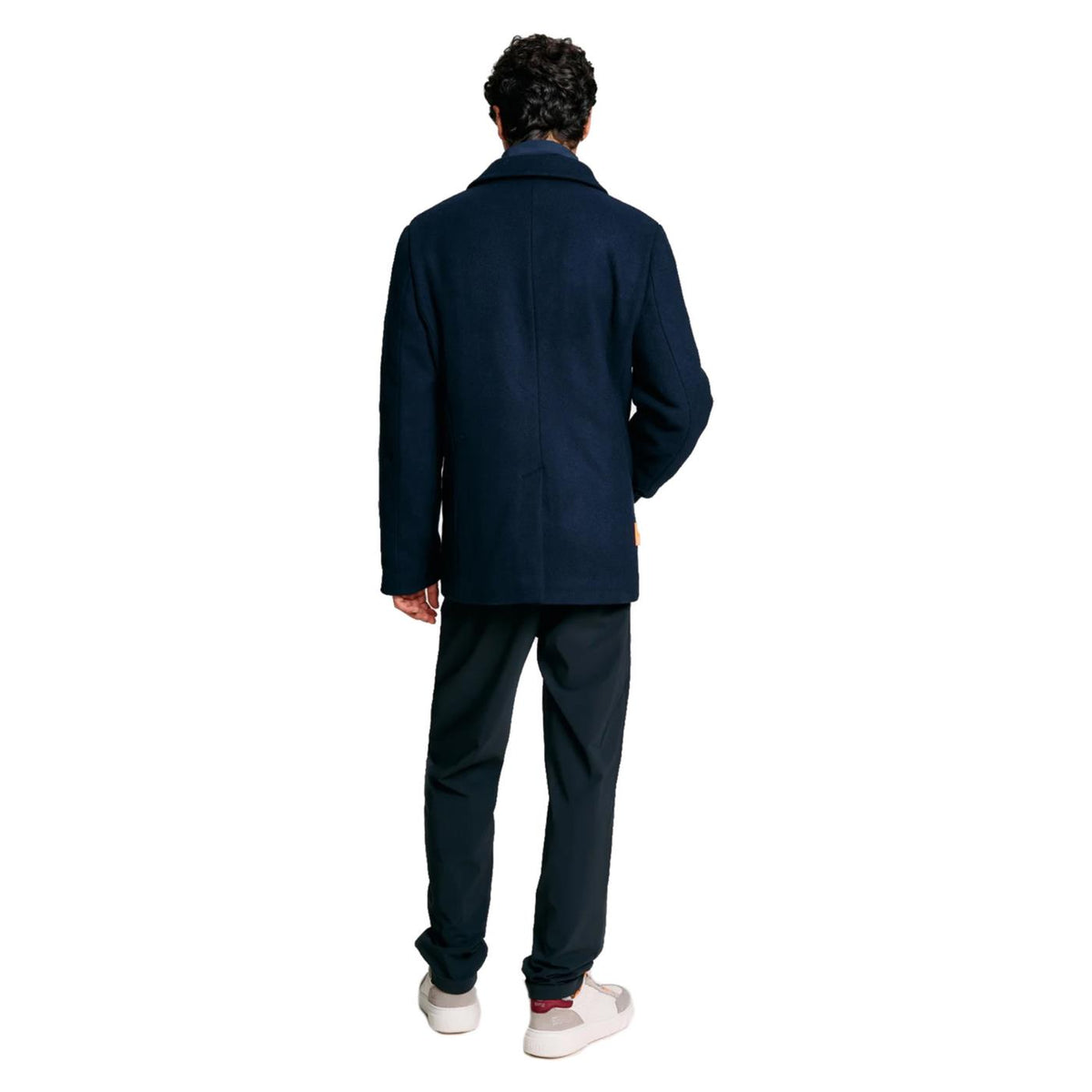 SUNS COAT WOOL JACKET - Blu - vista 3