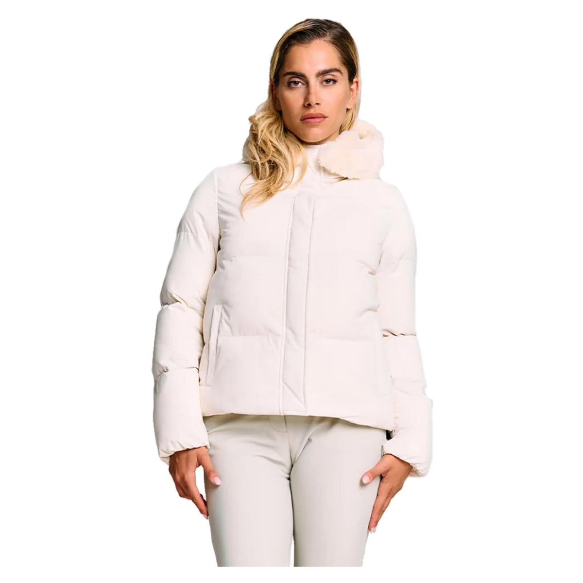 SUNS GINAN WOMAN JACKET - Bianco - vista 2
