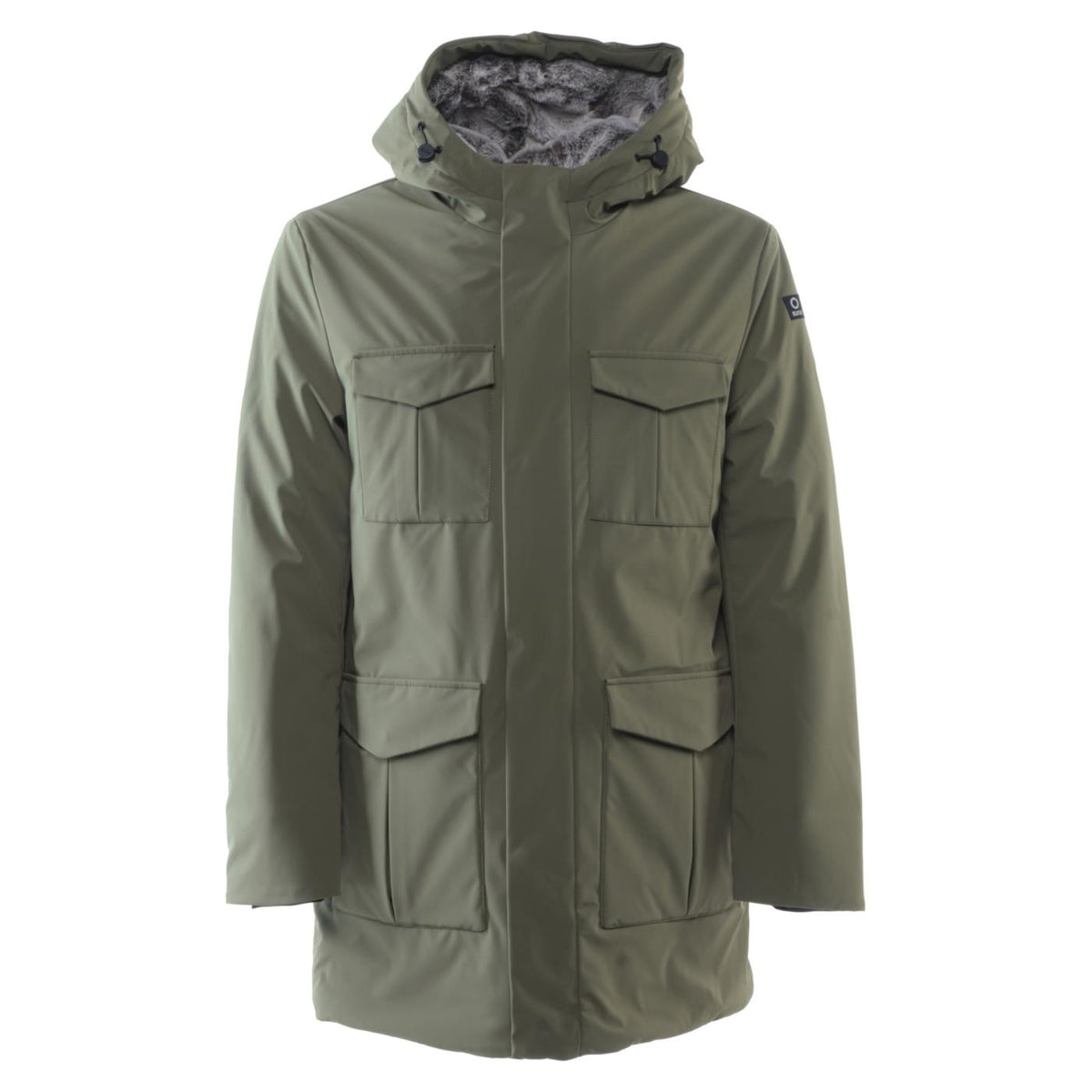 SUNS SANTIAGO FUR JACKET - Verde militare - immagine principale