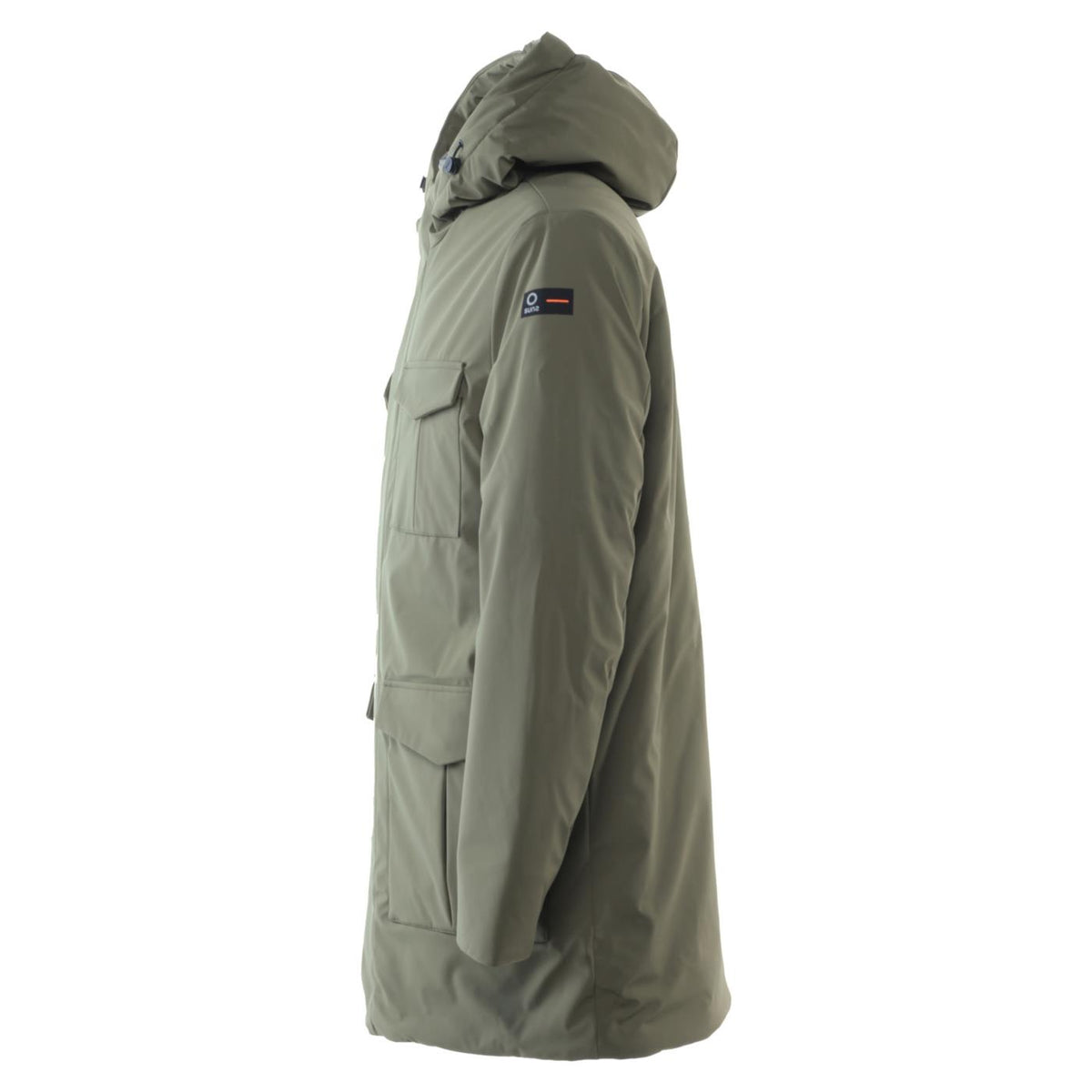 SUNS SANTIAGO FUR JACKET - Verde militare - vista 4