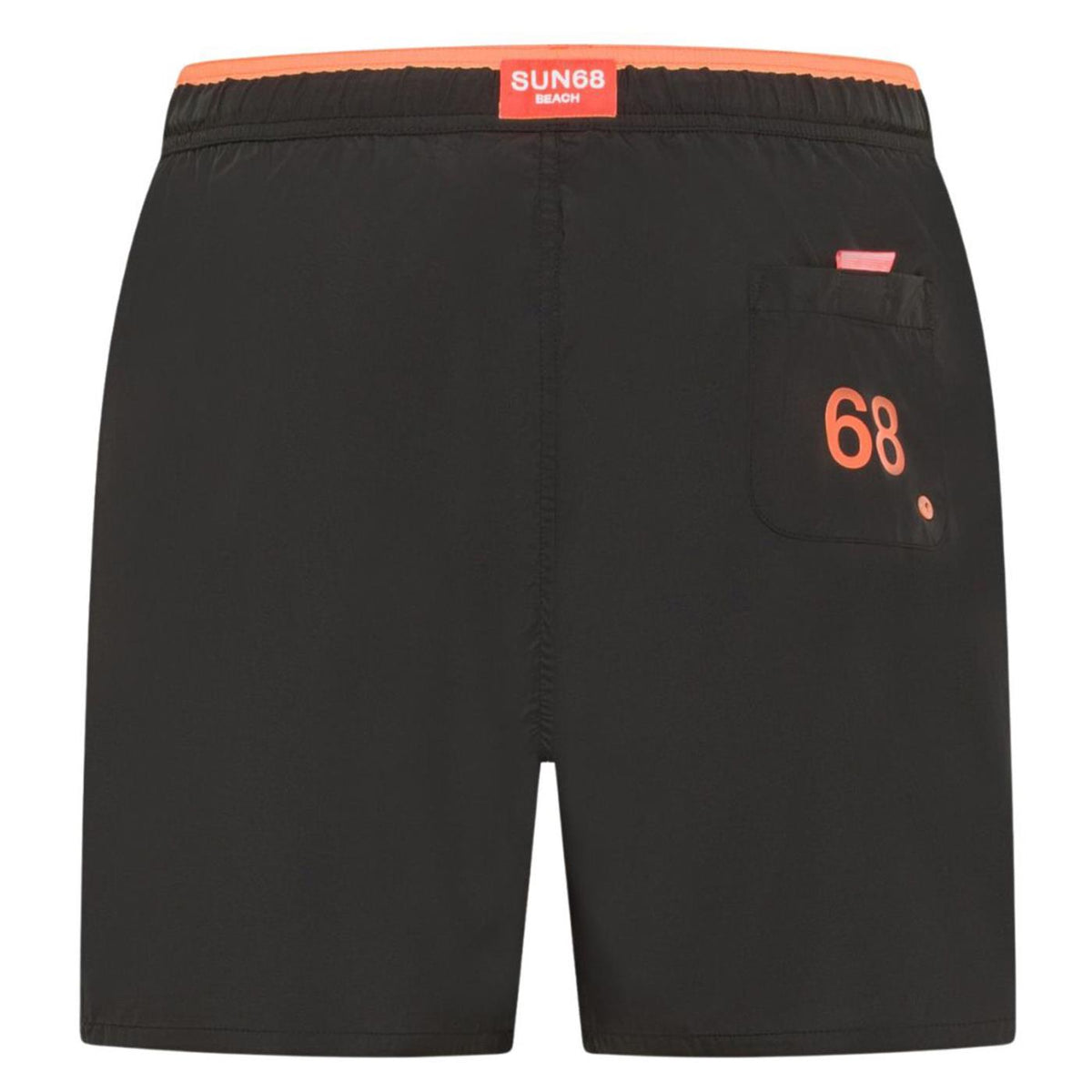 SUN68 SWIM PANT FLUO DETAIL - C1-nero - vista 2