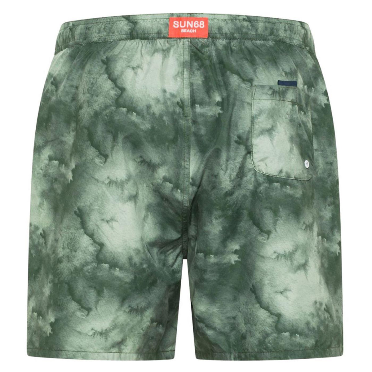 SUN68 SWIM PANT TIE & DYE - C1-verde - vista 2