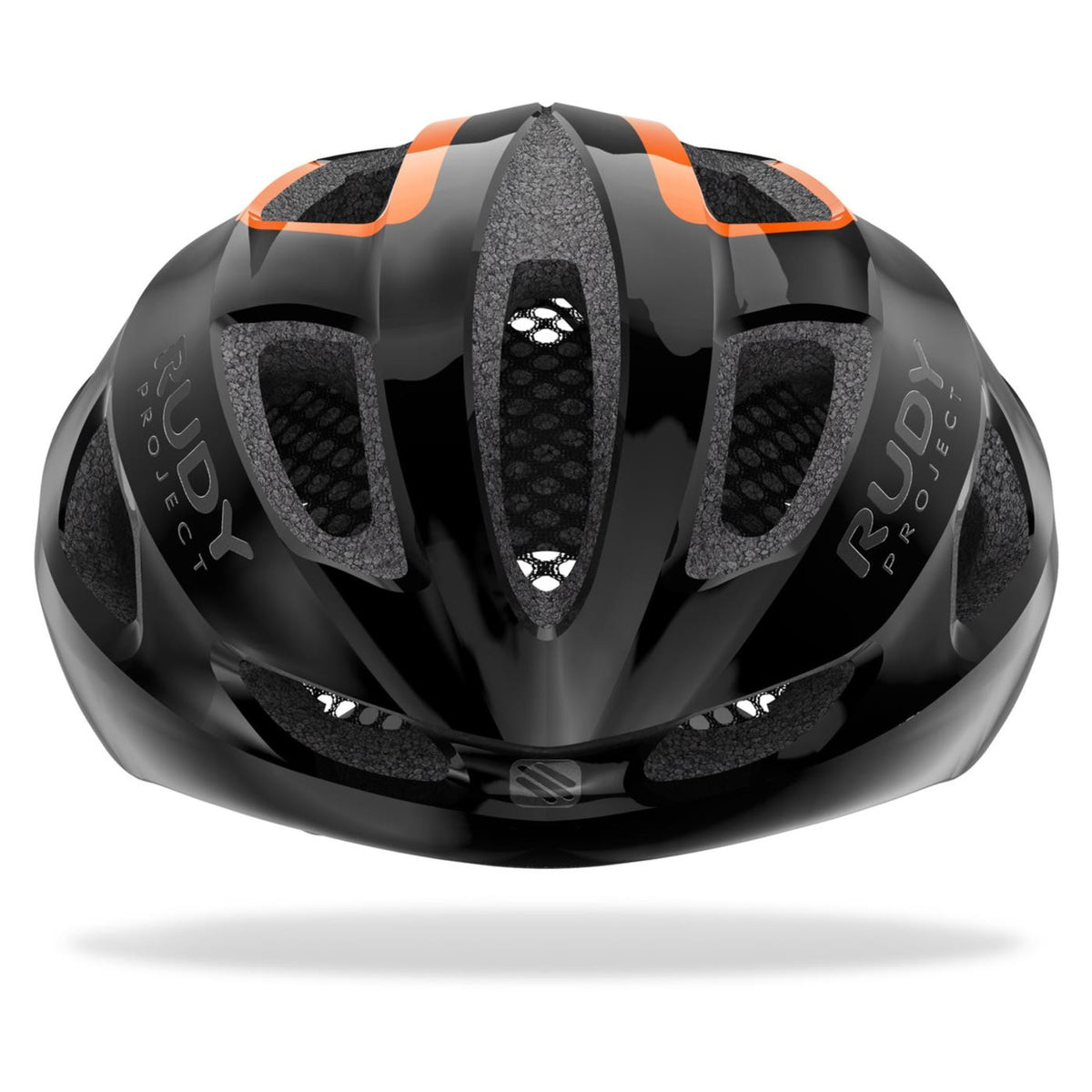 RUDY PROJECT STRYM BLACK ORANGE SHINY - seconda immagine
