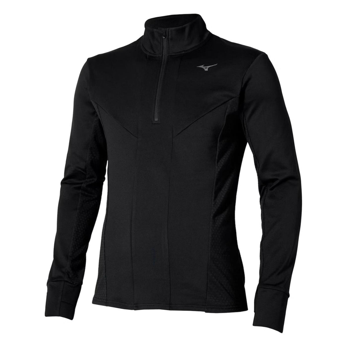 MIZUNO WARM HALF ZIP LS TOP - Nero - immagine principale