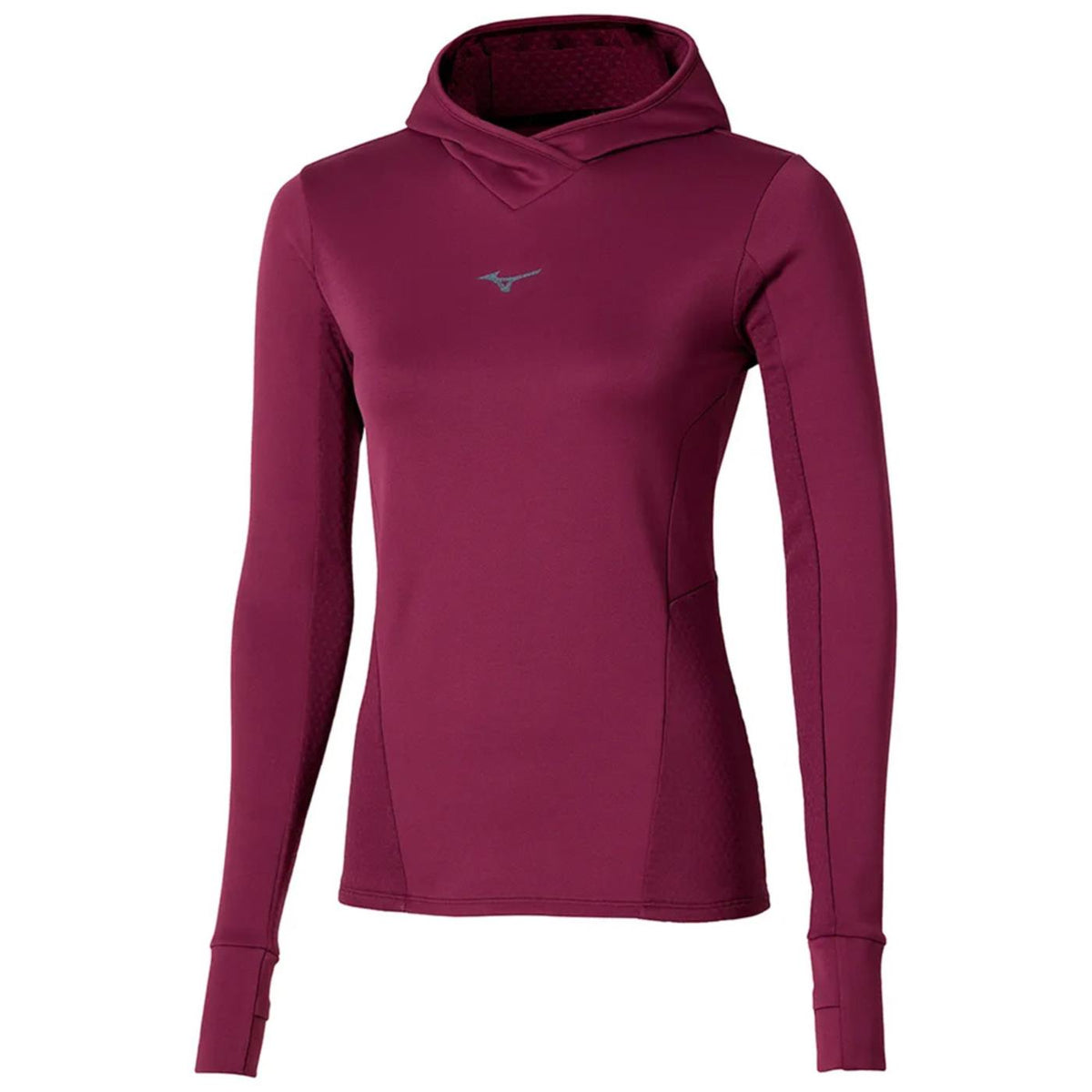 MIZUNO WARM HOODED LS TOP WOMAN