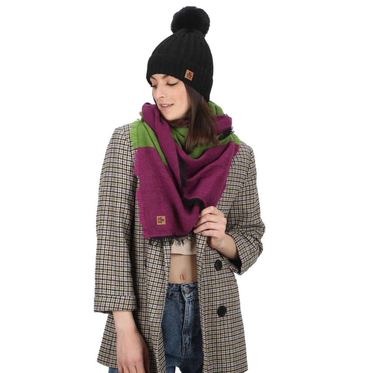 JAIL JAM GOLDENGATE POM POM BEANIE - Nero - vista 2