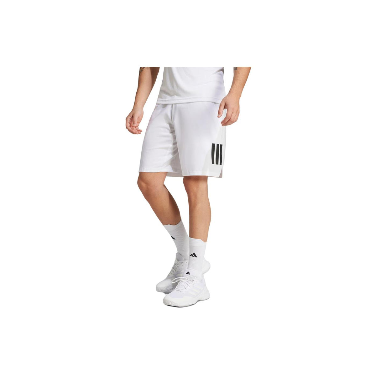 ADIDAS CLUB 3STRIPES SHORT - C1-bianco - immagine principale
