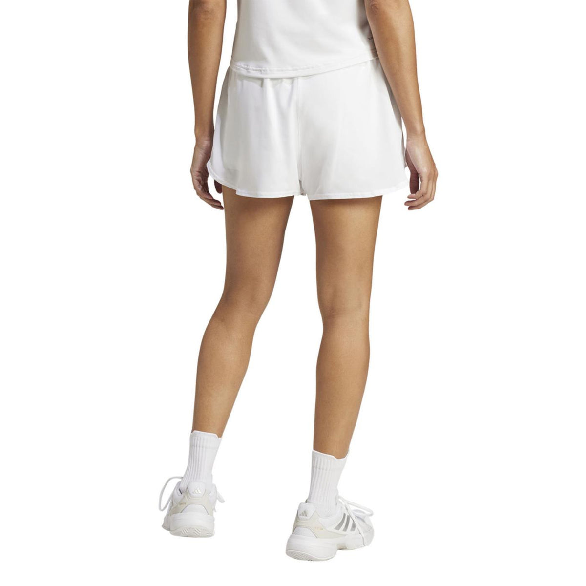 ADIDAS CLUB WOMAN SHORTS WHITE - seconda immagine