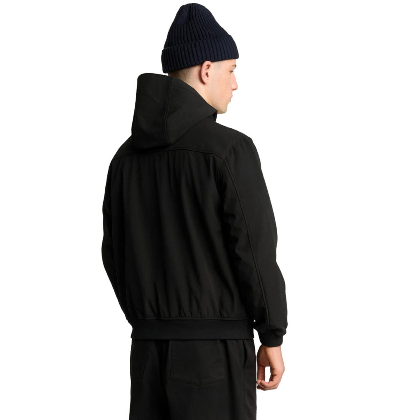 LYLE & SCOTT FLEECE BACK SOFTSHELL - Nero - vista 2