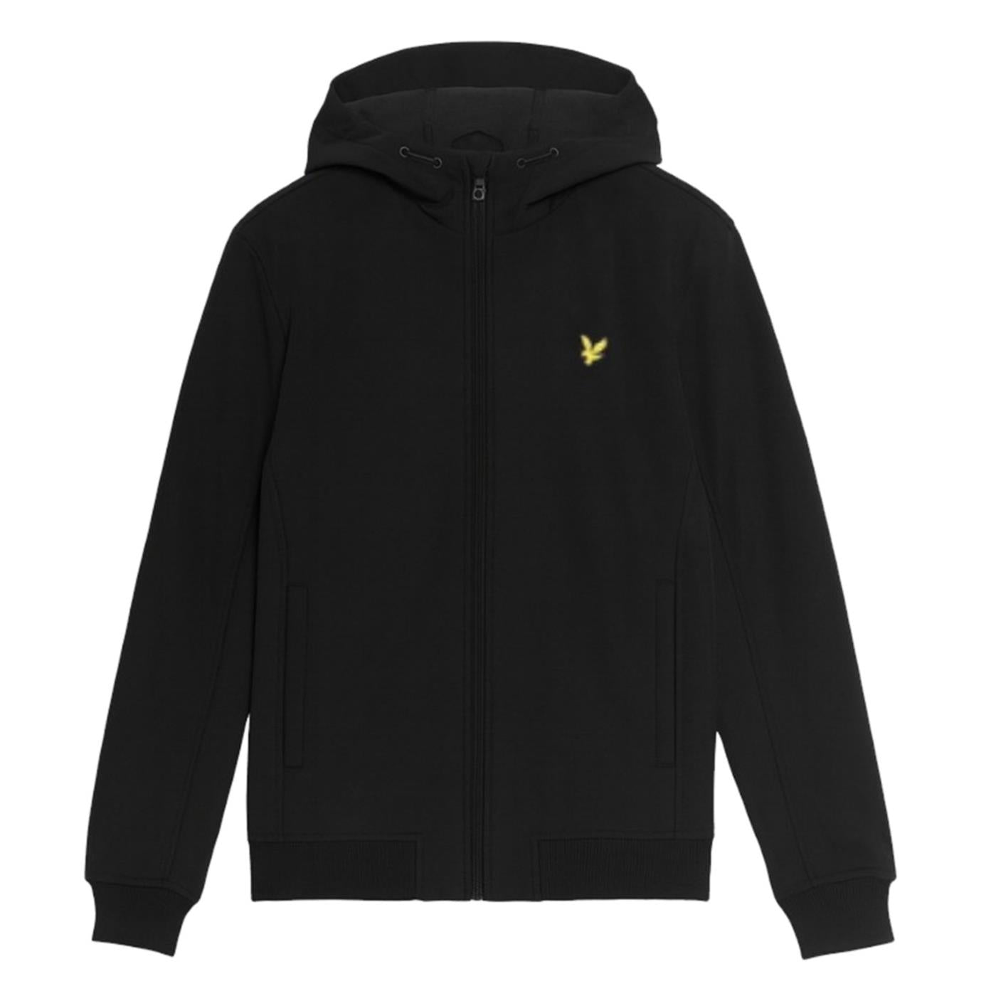 LYLE & SCOTT FLEECE BACK SOFTSHELL - Nero - vista 3