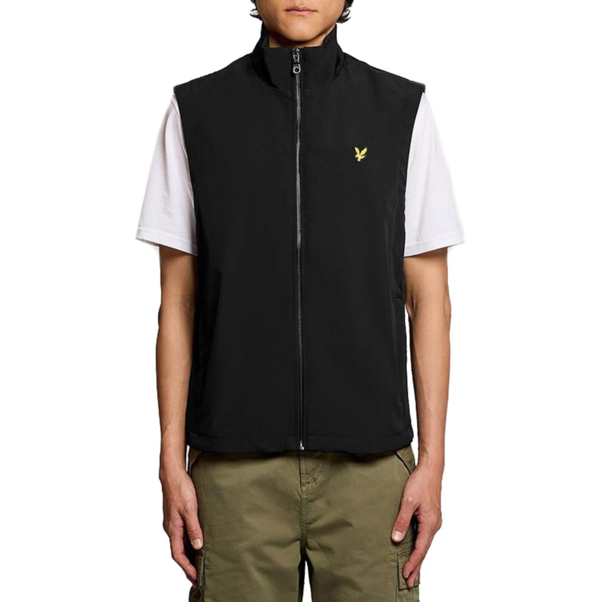 LYLE & SCOTT MESHBACK SOFTSHELL GILET - Nero - immagine principale