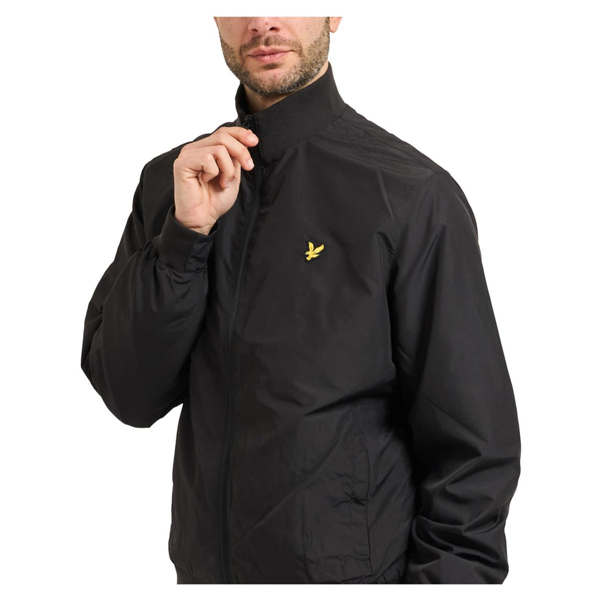 LYLE & SCOTT FUNNEL NECK SHELL JACKET - Nero - vista 3