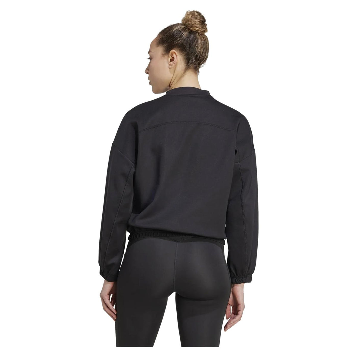 ADIDAS MOTION ES COVER W CREW - Nero - vista 2