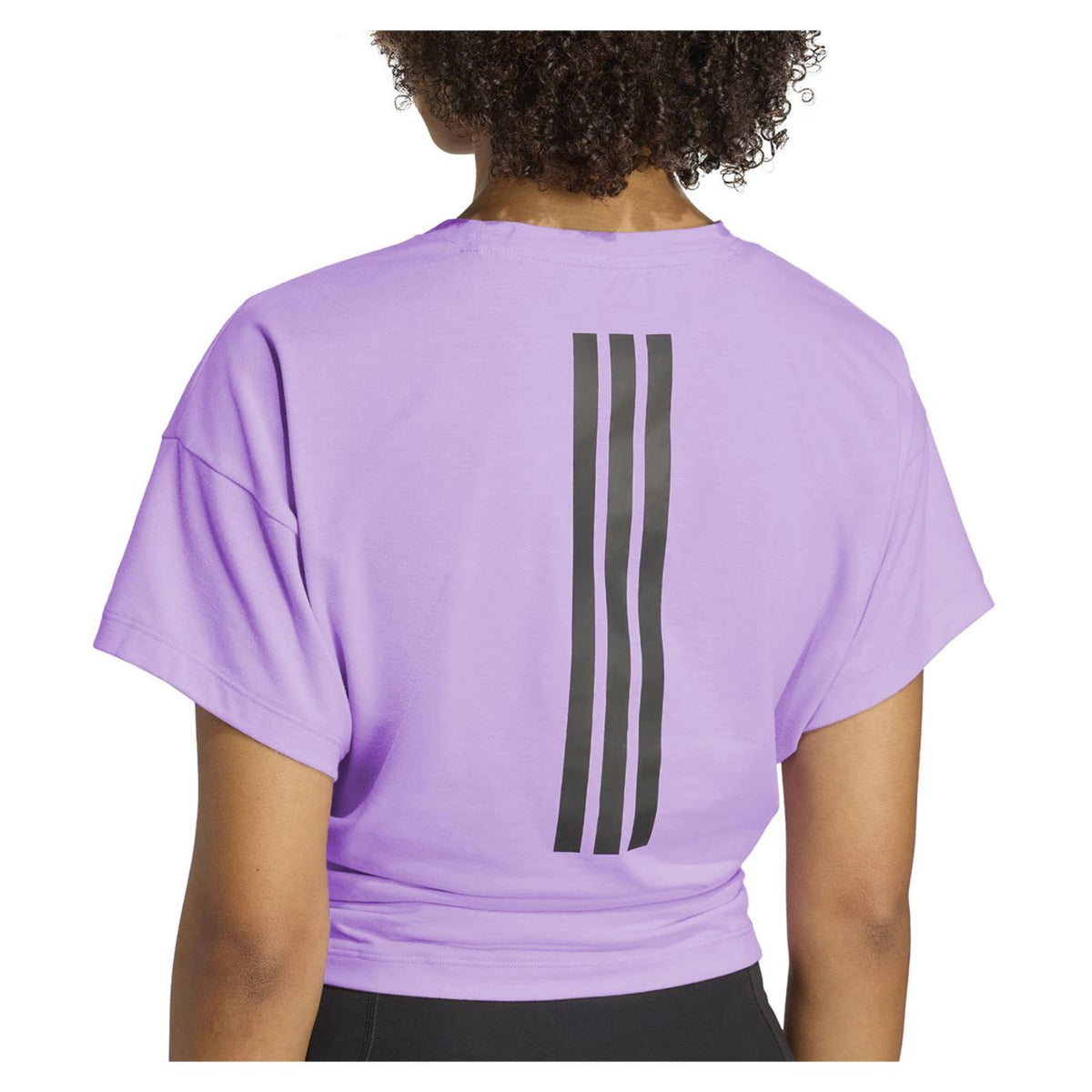 ADIDAS POWER WOMAN TEE - Lilla - vista 3