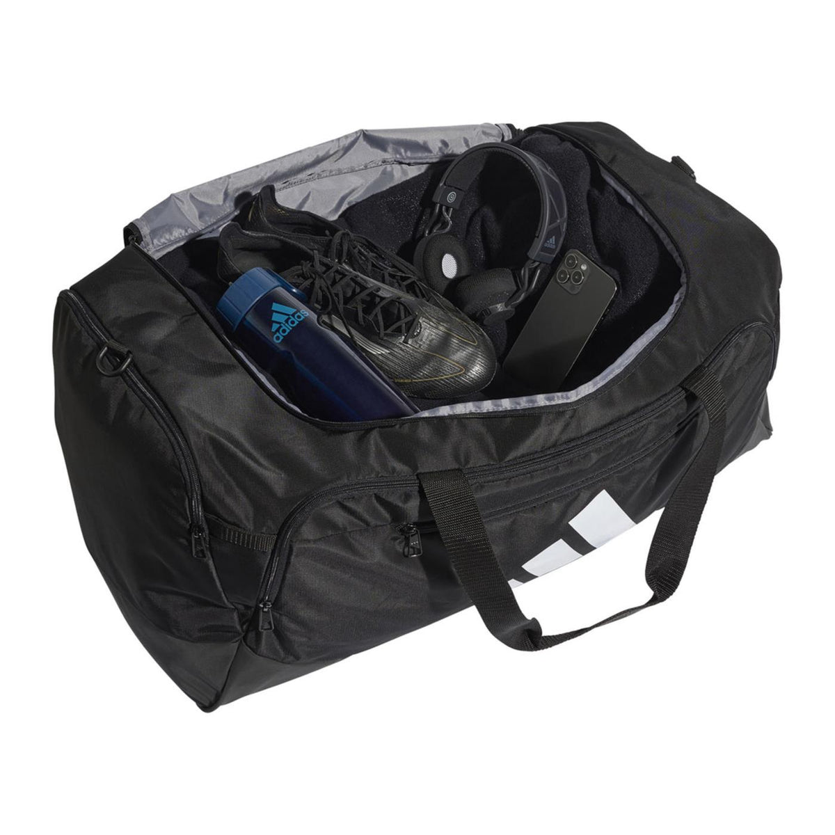 ADIDAS TRAINING DUFFEL LARGE - Nero - vista 3