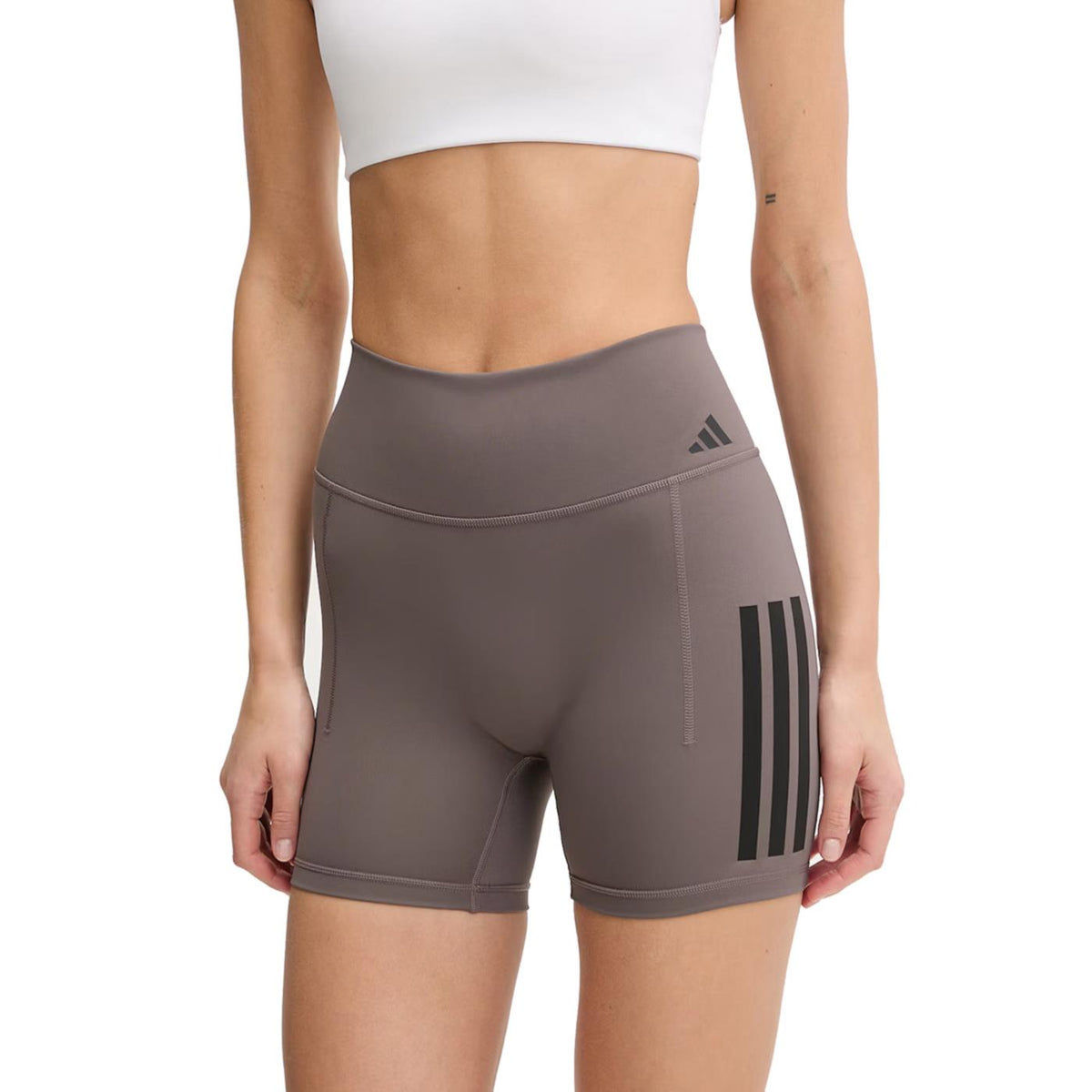 ADIDAS OPTIME 3S WOMAN SHORTS - Grigio scuro - immagine principale