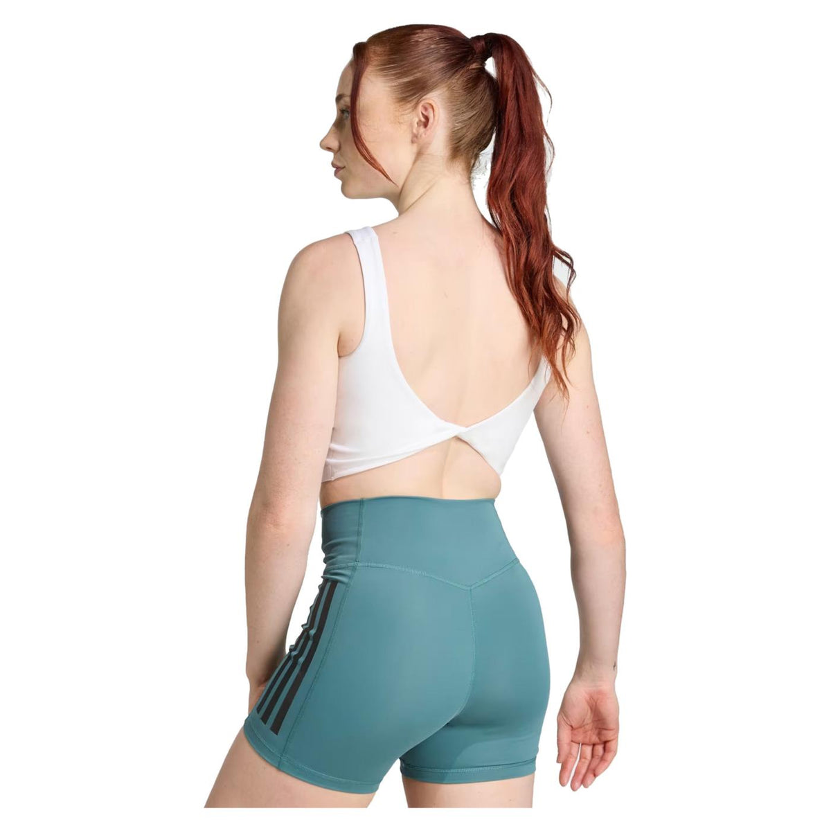 ADIDAS OPTIME BRA TANK WHITE - C1-bianco - vista 3