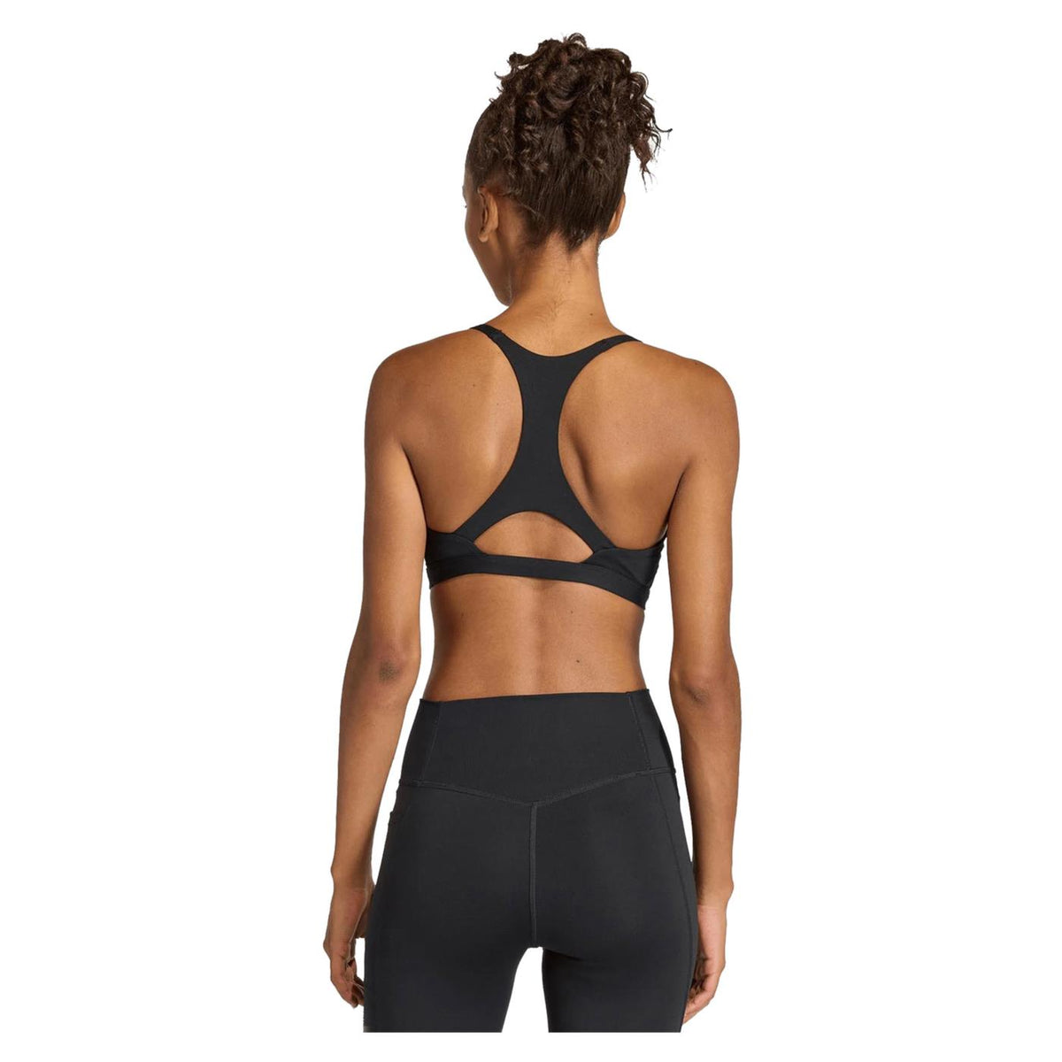 ADIDAS OPTIME LIGHT SUPPORT BRA - Nero - vista 2