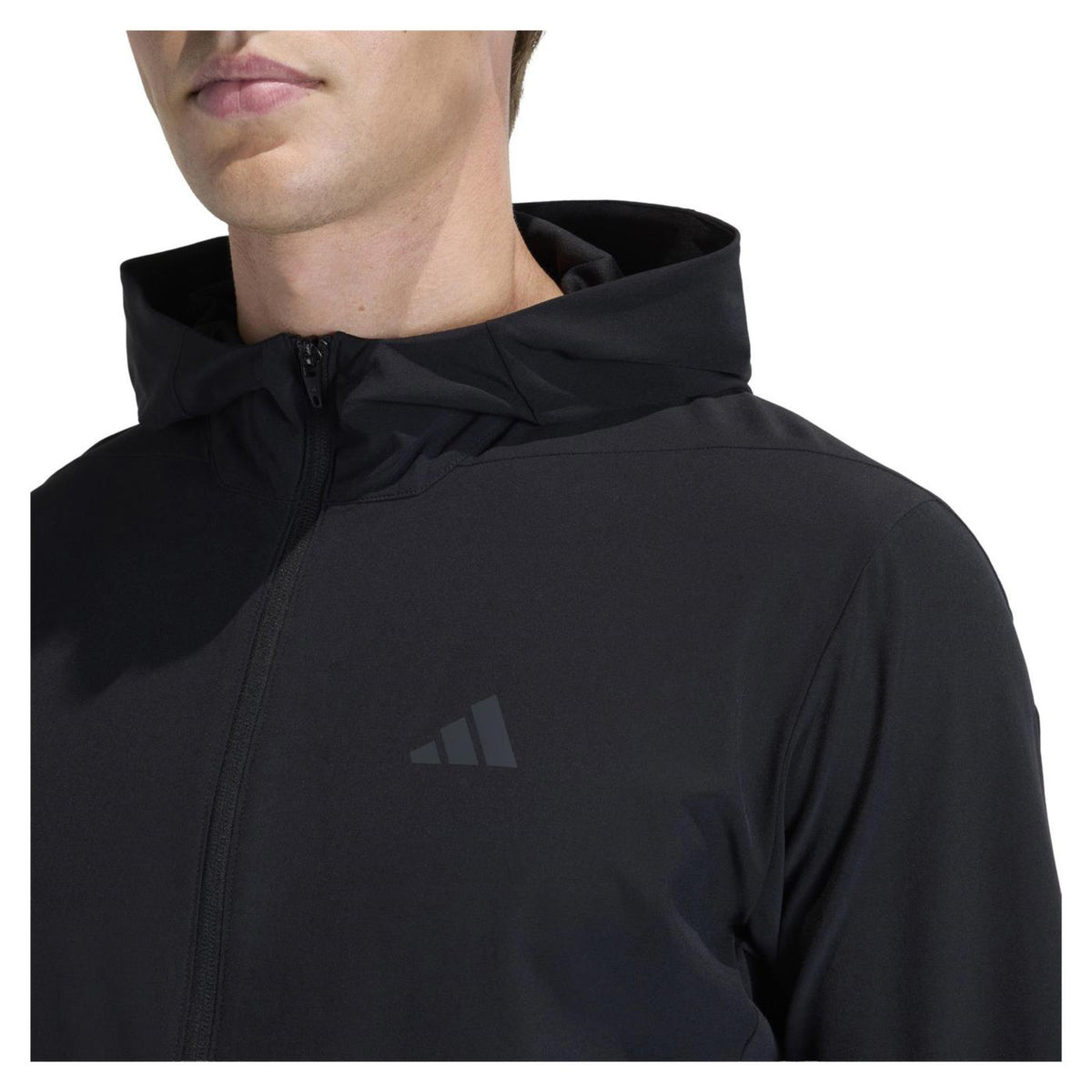 ADIDAS D4T HYBRID FZ HOOD - Nero - vista 3