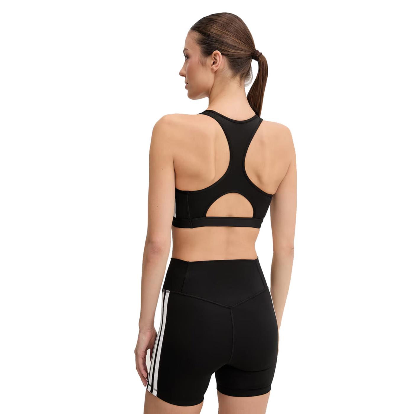 ADIDAS OPTIME ESS 3 MS BRA - Nero - vista 3