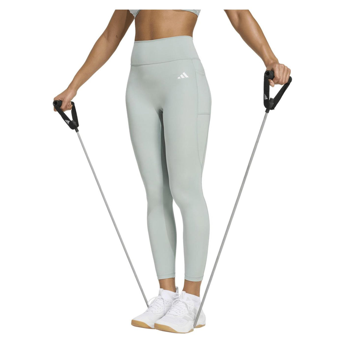 ADIDAS OPTIME POWER ESS 7/8 PANT - Verde - immagine principale