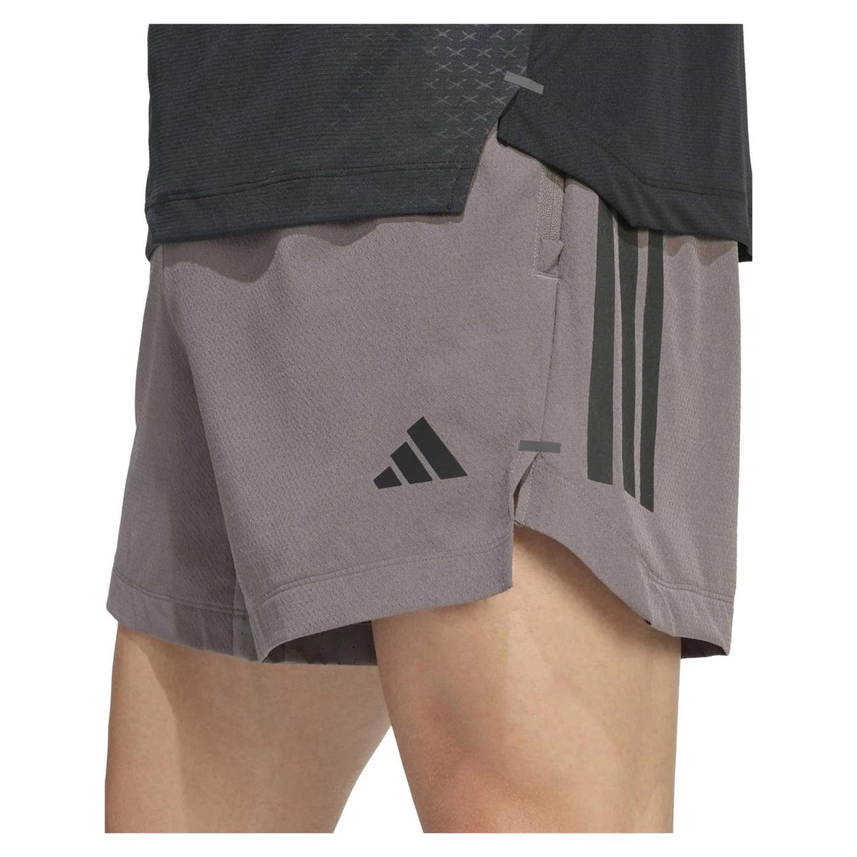 ADIDAS D4T POWER SHORT CHARCOAL - Grigio scuro - vista 3