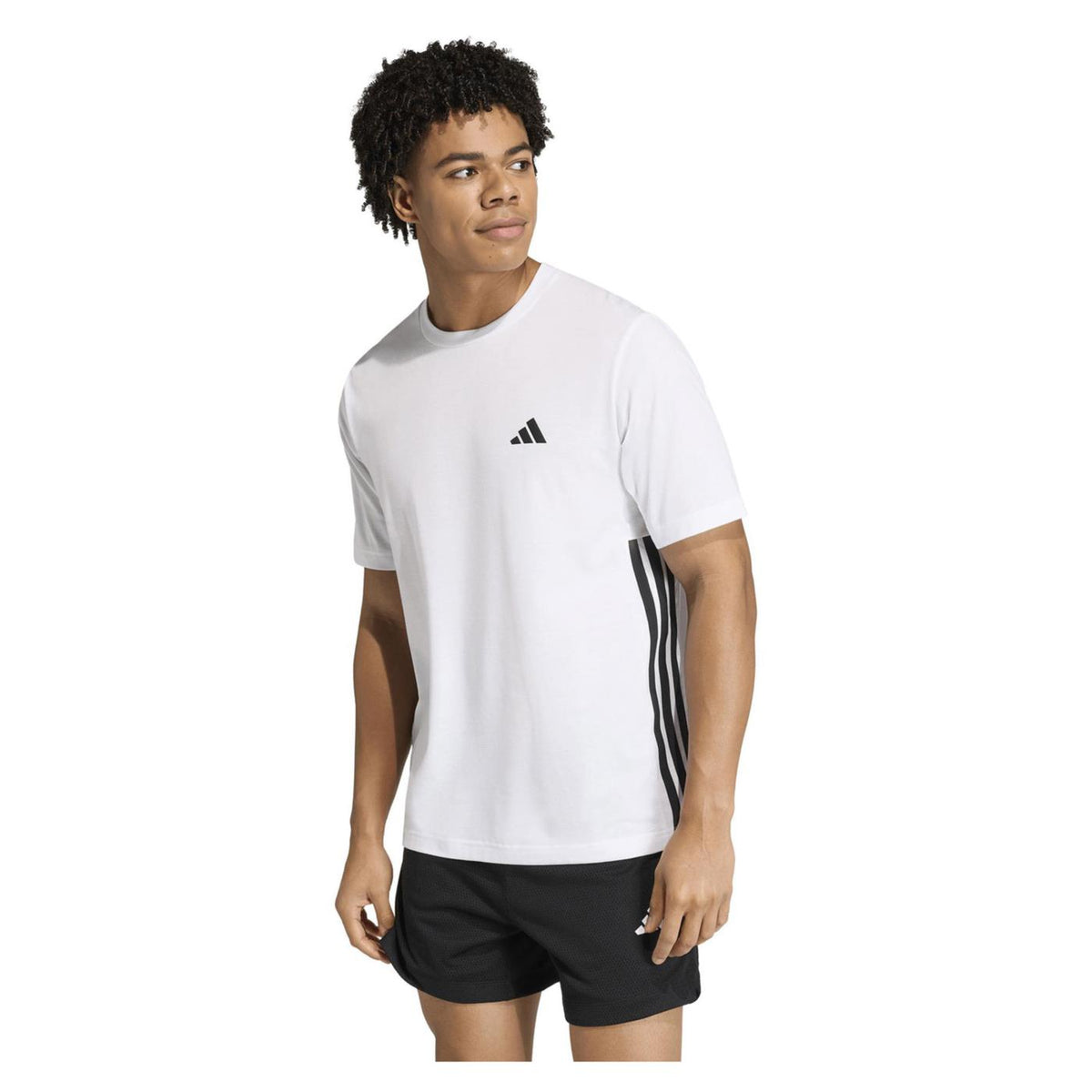 ADIDAS WORKOUT ESSENTIAL 3S TEE - Bianco - immagine principale