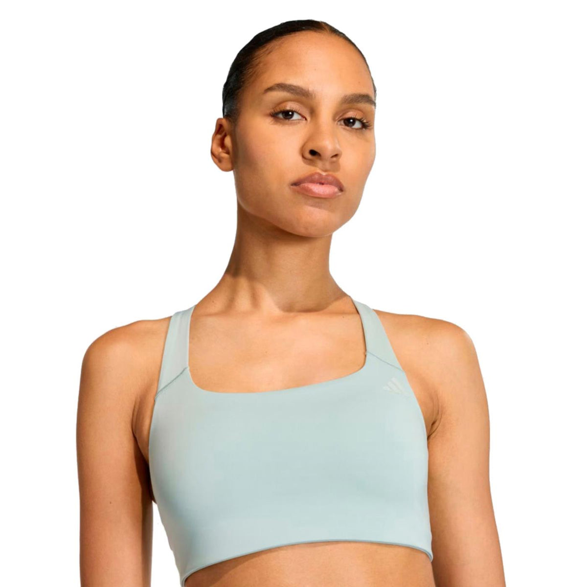 ADIDAS OPTIME MEDIUM SUPPORT BRA - C1-azzurro - vista 2