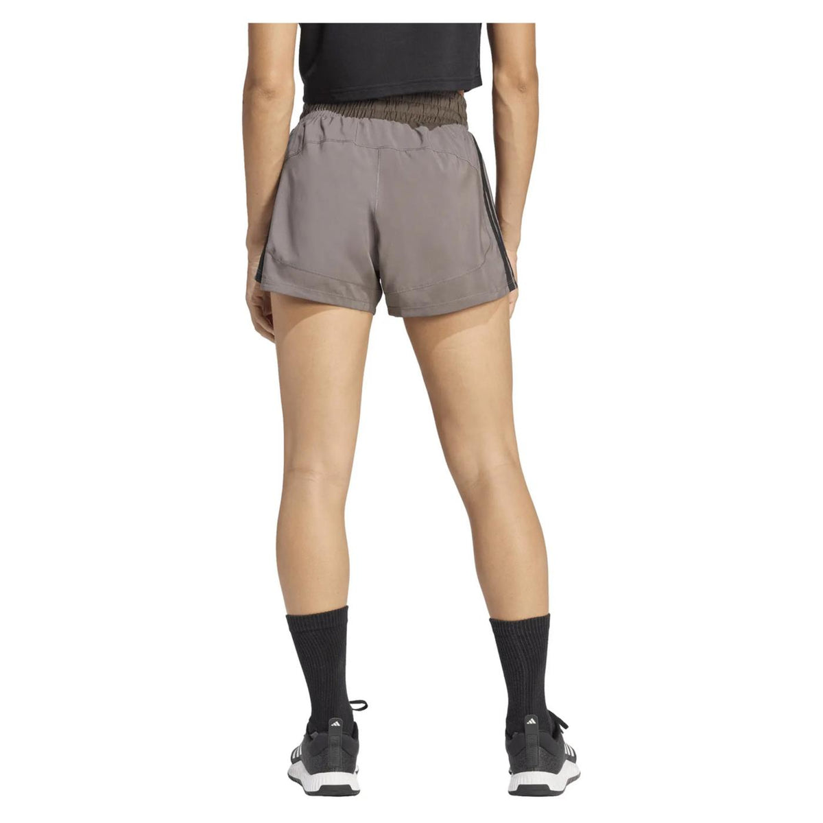 ADIDAS PACER HIGH WOMAN SHORTS - C1-grigio-s - vista 2