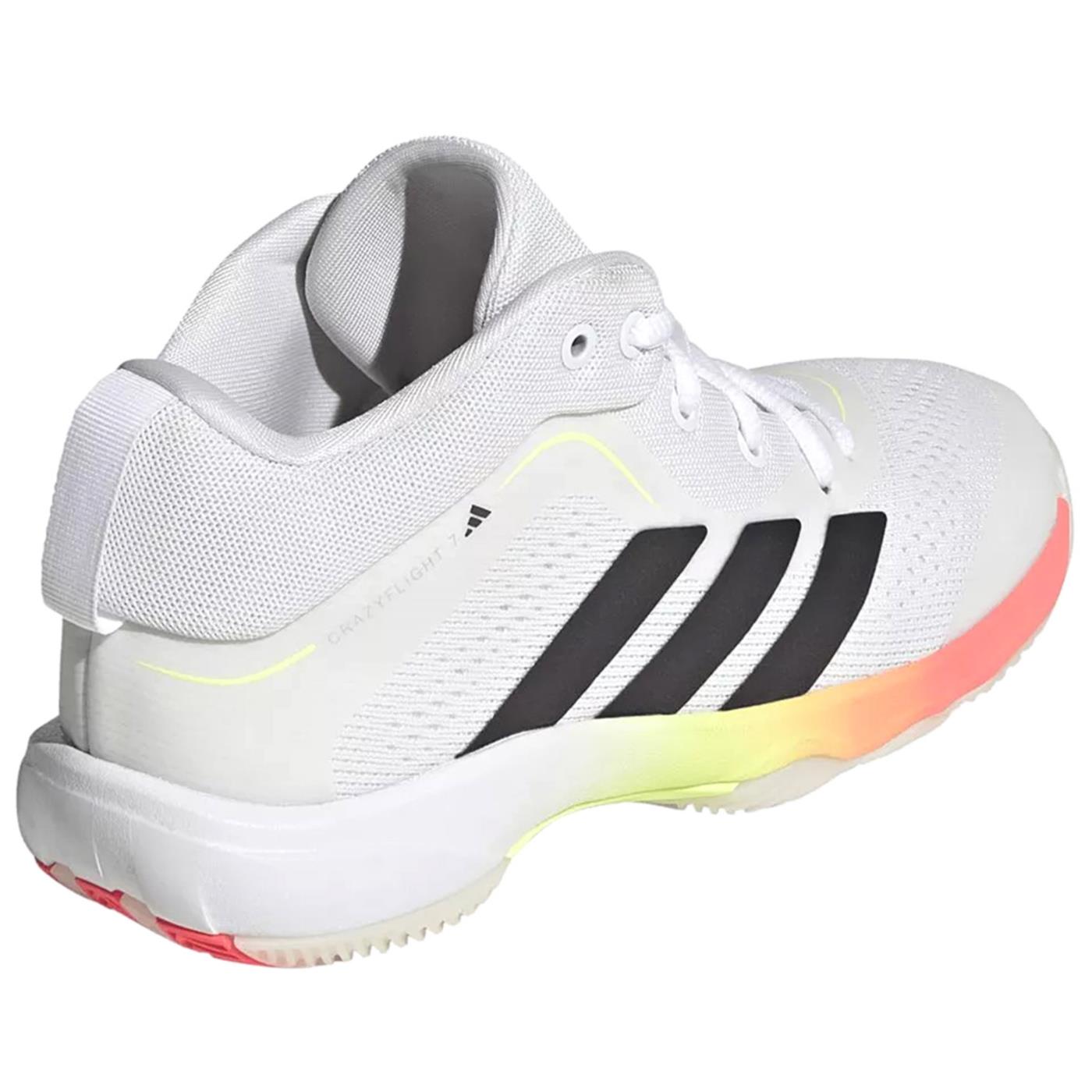 ADIDAS CRAZYFLIGHT 7 MID JR - Bianco - vista 4