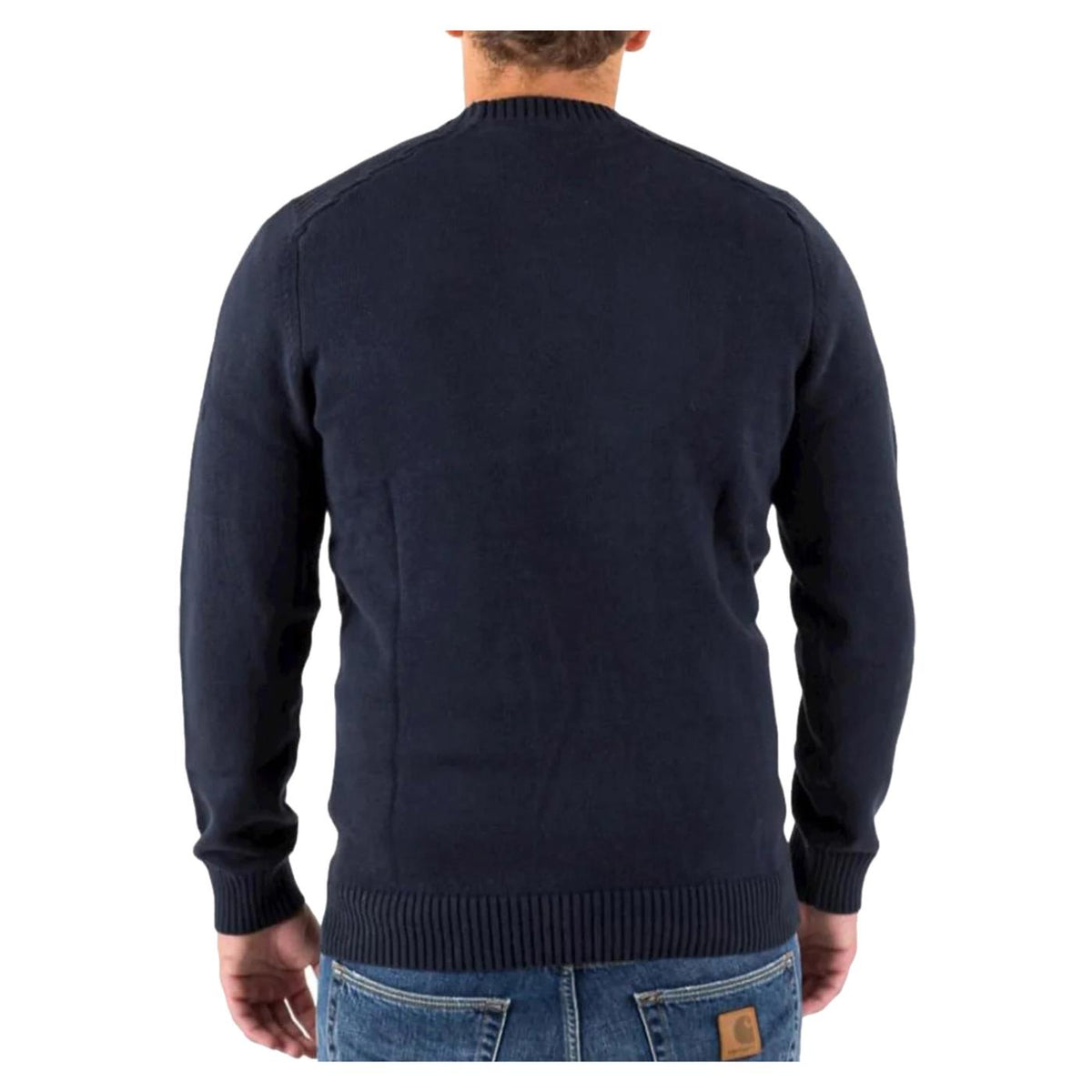 LYLE & SCOTT CREW NECK JUMPER - Blu - vista 2