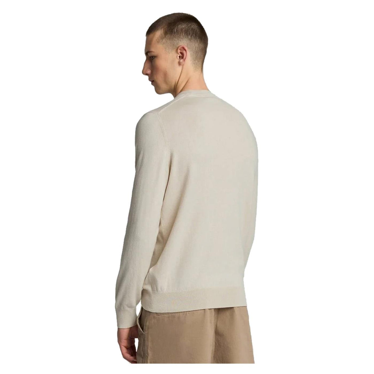 LYLE & SCOTT COTTON MERINO CREW JUMPER - vista 2