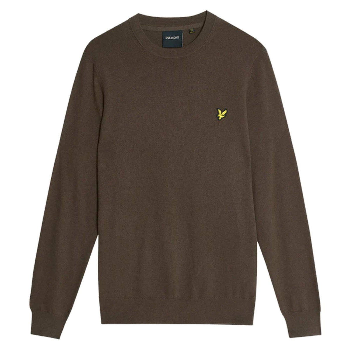 LYLE & SCOTT COTTON MERINO CREW JUMPER - Militare - vista 3