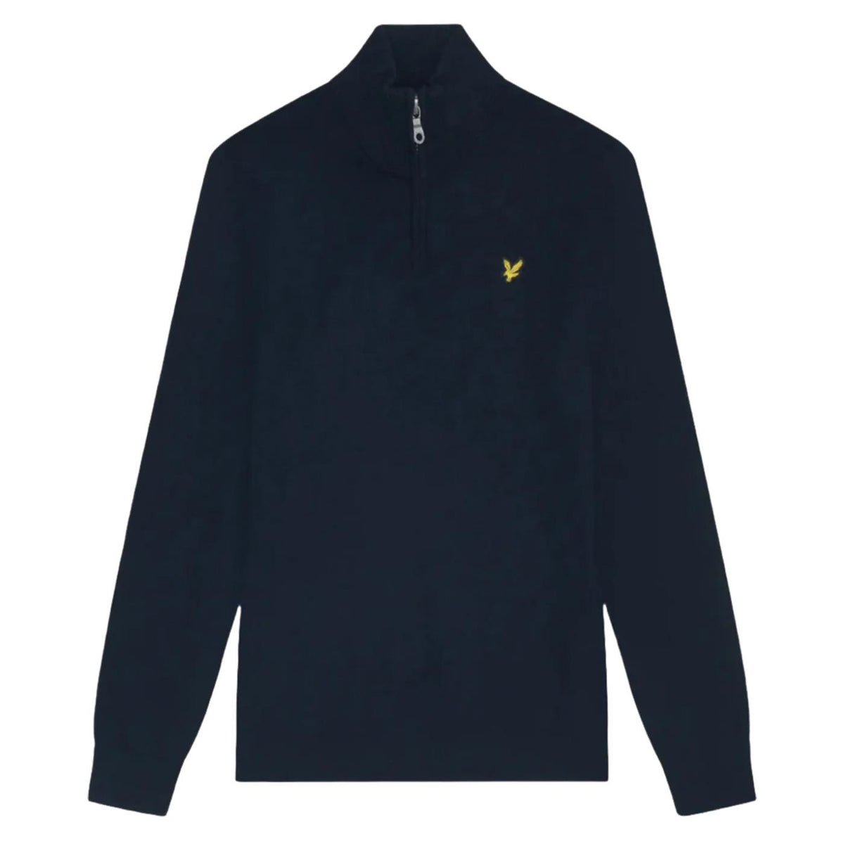 LYLE & SCOTT COTTON MERINO HALF ZIP - Blu - vista 3