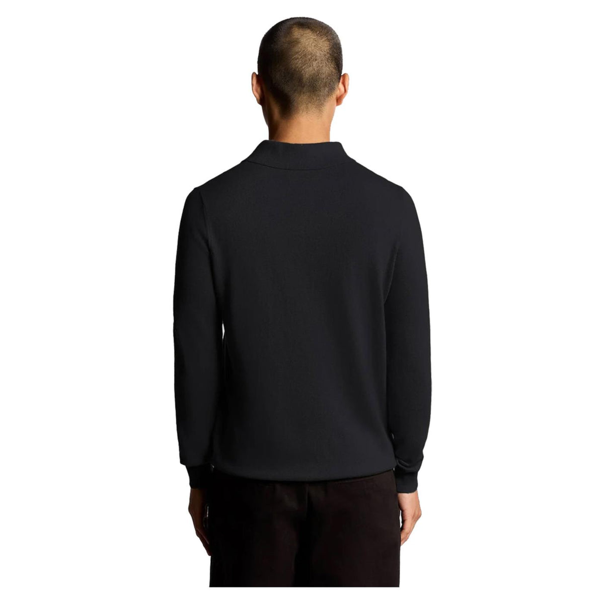 LYLE & SCOTT MERINO BLEND LS POLO - vista 2