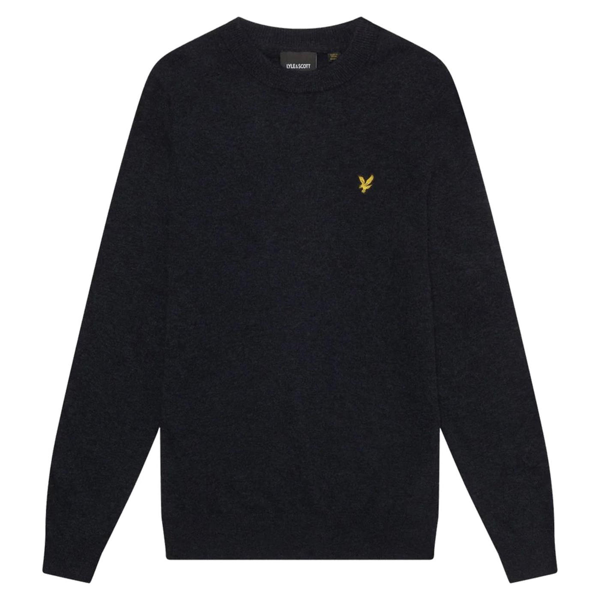LYLE & SCOTT LAMBSWOOL CREW JUMPER - Grigio scuro - vista 3