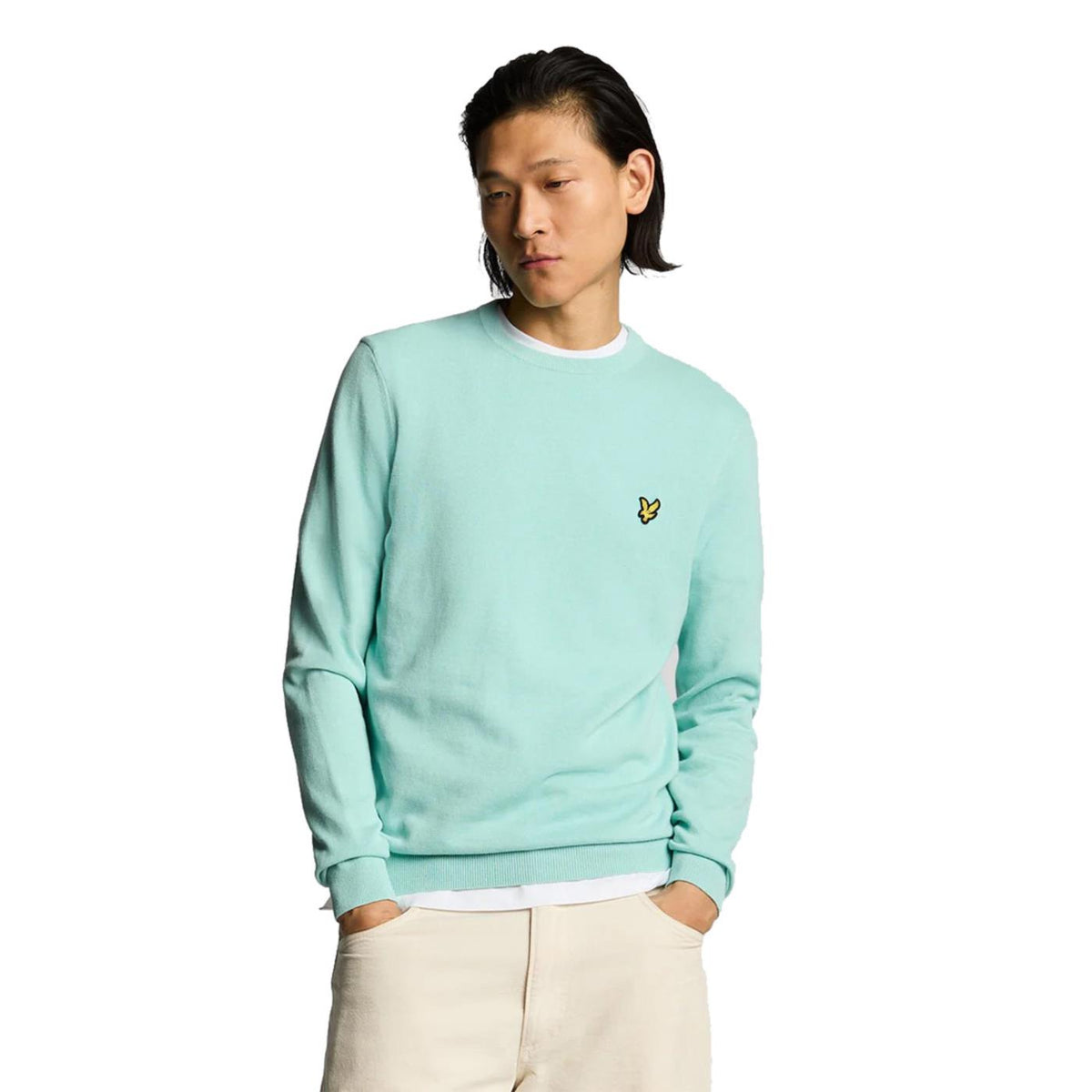 LYLE & SCOTT COTTON CREW NECK JUMPER