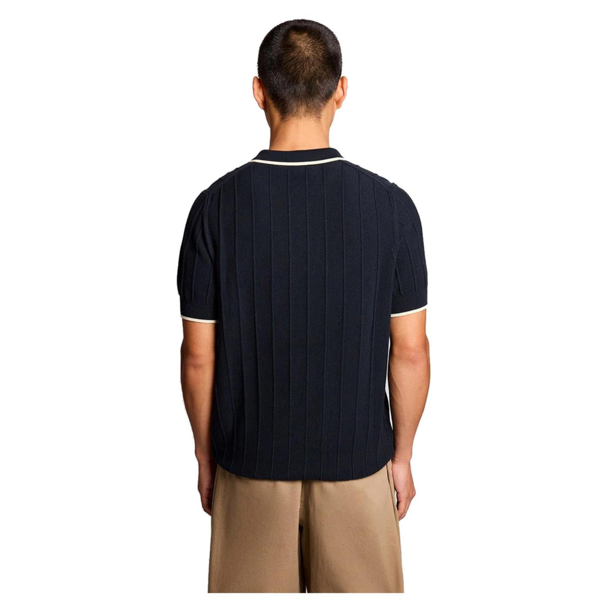 LYLE & SCOTT TIPPED PIQUE KNITTED POLO - seconda immagine
