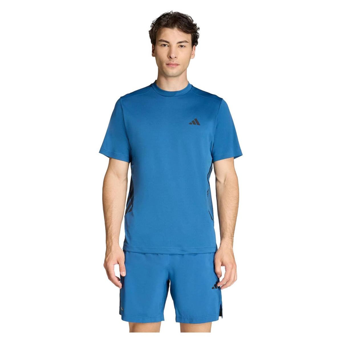 ADIDAS TECHESS 3S TEE - C1-blu - immagine principale