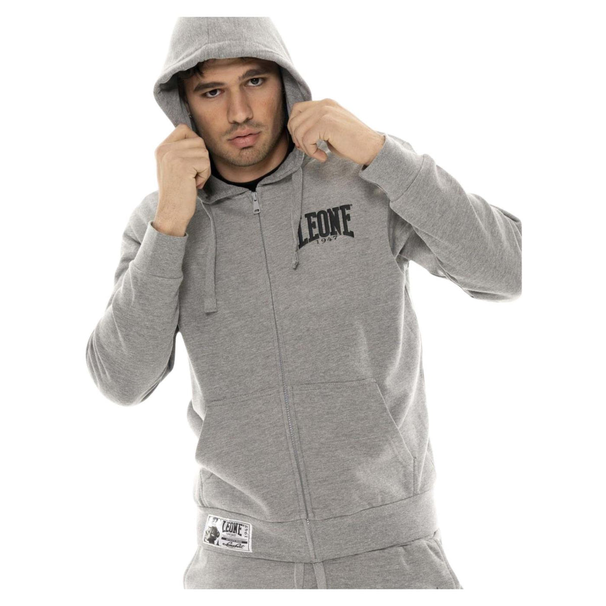 LEONE FELPA FZH FIGHT ACADEMY - Grigio chiaro - vista 3