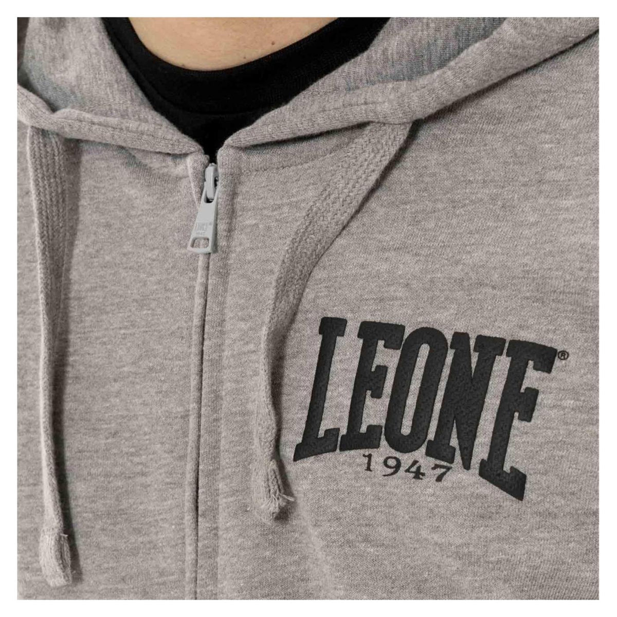 LEONE FELPA FZH FIGHT ACADEMY - Grigio chiaro - vista 4