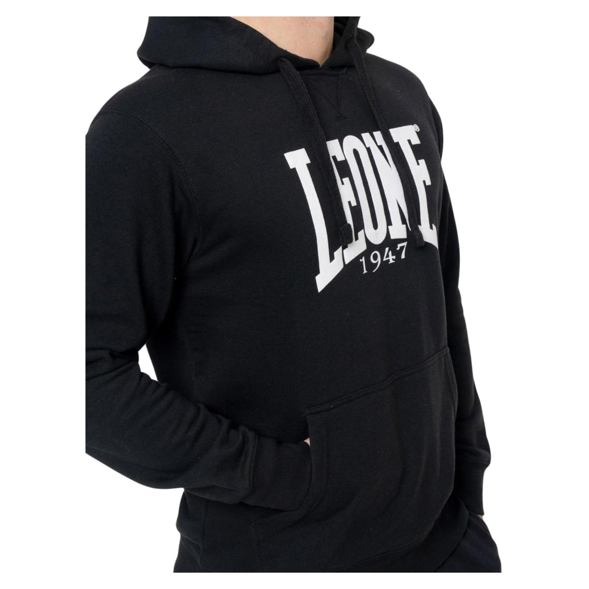 LEONE FELPA HOODY FIGHT ACADEMY - Nero - vista 4