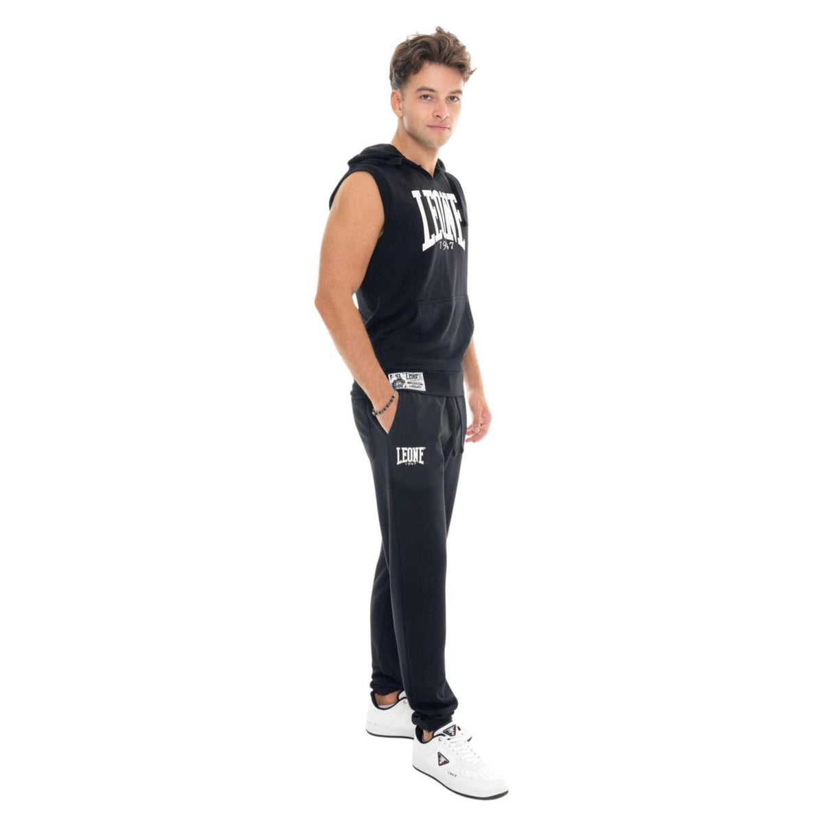 LEONE PANTALONI FIGHT ACADEMY - Nero - vista 4