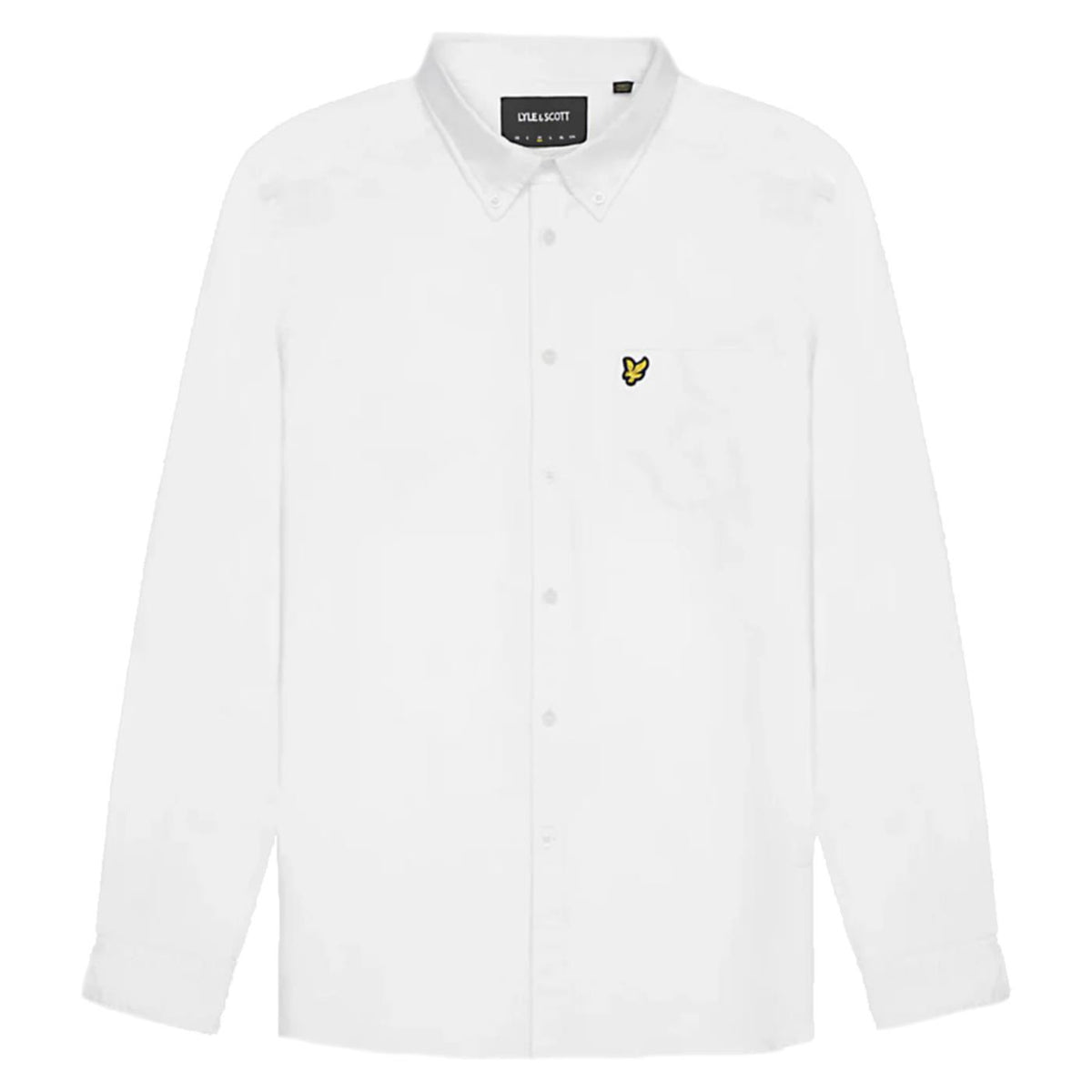 LYLE & SCOTT PLAIN OXFORD SHIRT - Bianco - vista 3