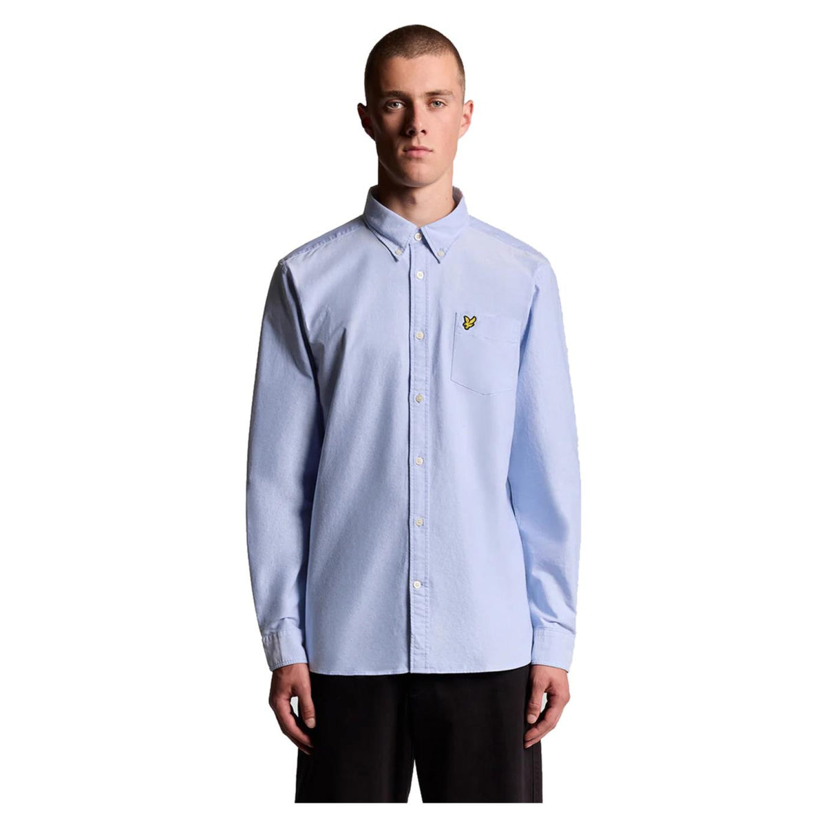 LYLE & SCOTT PLAIN OXFORD SHIRT - Azzurro - immagine principale